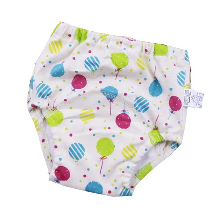 Cotton Training Pants Waterproof Toddler Potty Training Underwear for Boys and Girls Diapers Washable and Reusable Baby Nappy - Цвет: 49