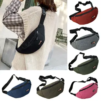 

Unisex Large Capacity Waterproof Waist Bag Pouch Zipper Fanny Pack Sports Bags