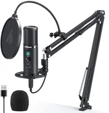 USB Mikrofon Kit Latenz Überwachung MAONO PM422 192KHZ/24BIT Professionelle Nieren Kondensator Mic mit Touch Stumm Taste
