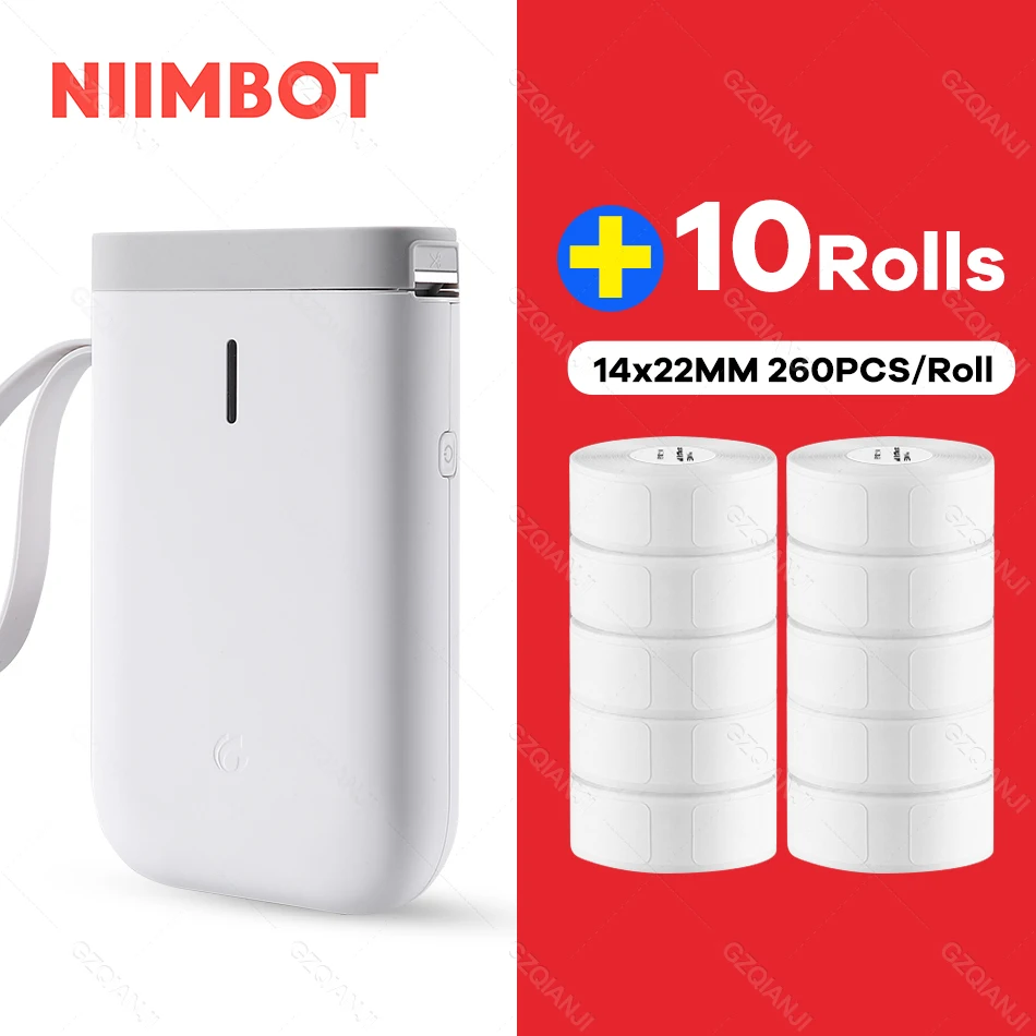 best instant printer for iphone Niimbot D11 Bluetooth Thermal Label Printer label marker Sticker Paper Roll Production Date Self Adhesive Name Tag impresoras mini printer for laptop Printers