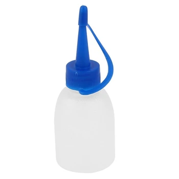 

Sauce Oil Menage Alcohol Liquid Glue Squeeze Bottle Dispenser 30ml (Blue)