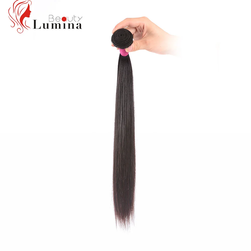 Бразильские волнистые прямые волосы 8-30 дюймов натуральные супер двойные прямые волосы 3 пряди, красивые волосы, волнистые пряди