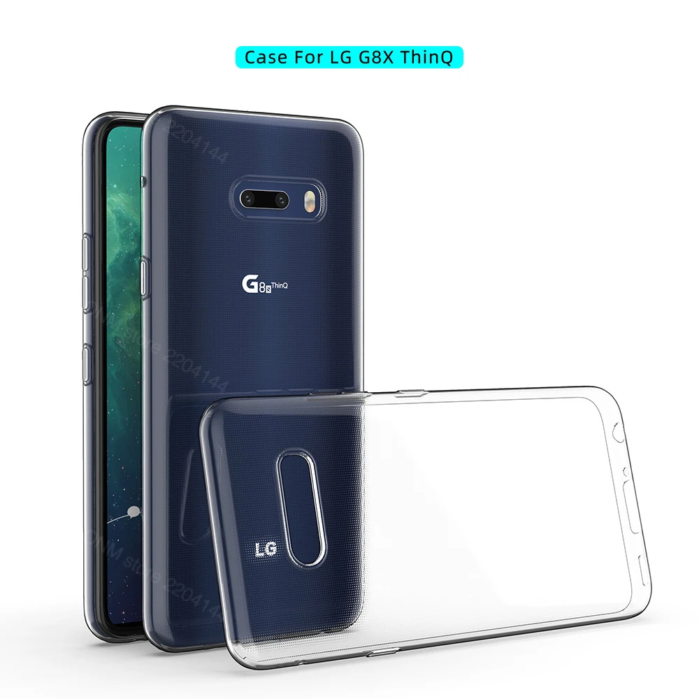 Case For LG G8X ThinQ TPU Silicon Clear Fitted Bumper Soft Case for LG