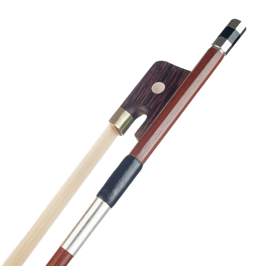 Handmade Upright Double Bass Bow Horsehair Ebony Frog French Style
