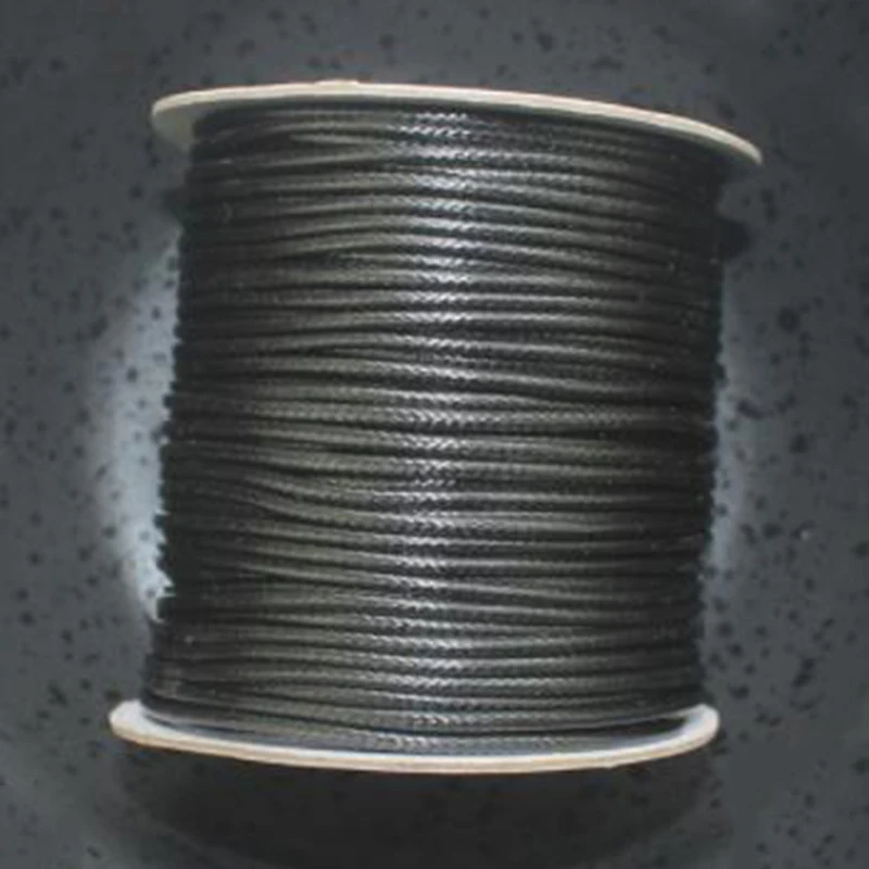 Горячая 80 м/рулон вощеный хлопок макраме шнур нить веревка нить провода поиск 2 мм