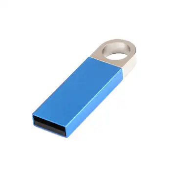 

Metal Usb 2.0 Flash Drive Pen Drive Pendrive Usb Stick Flash Drive Thumb Drive Circle Silver+Blue