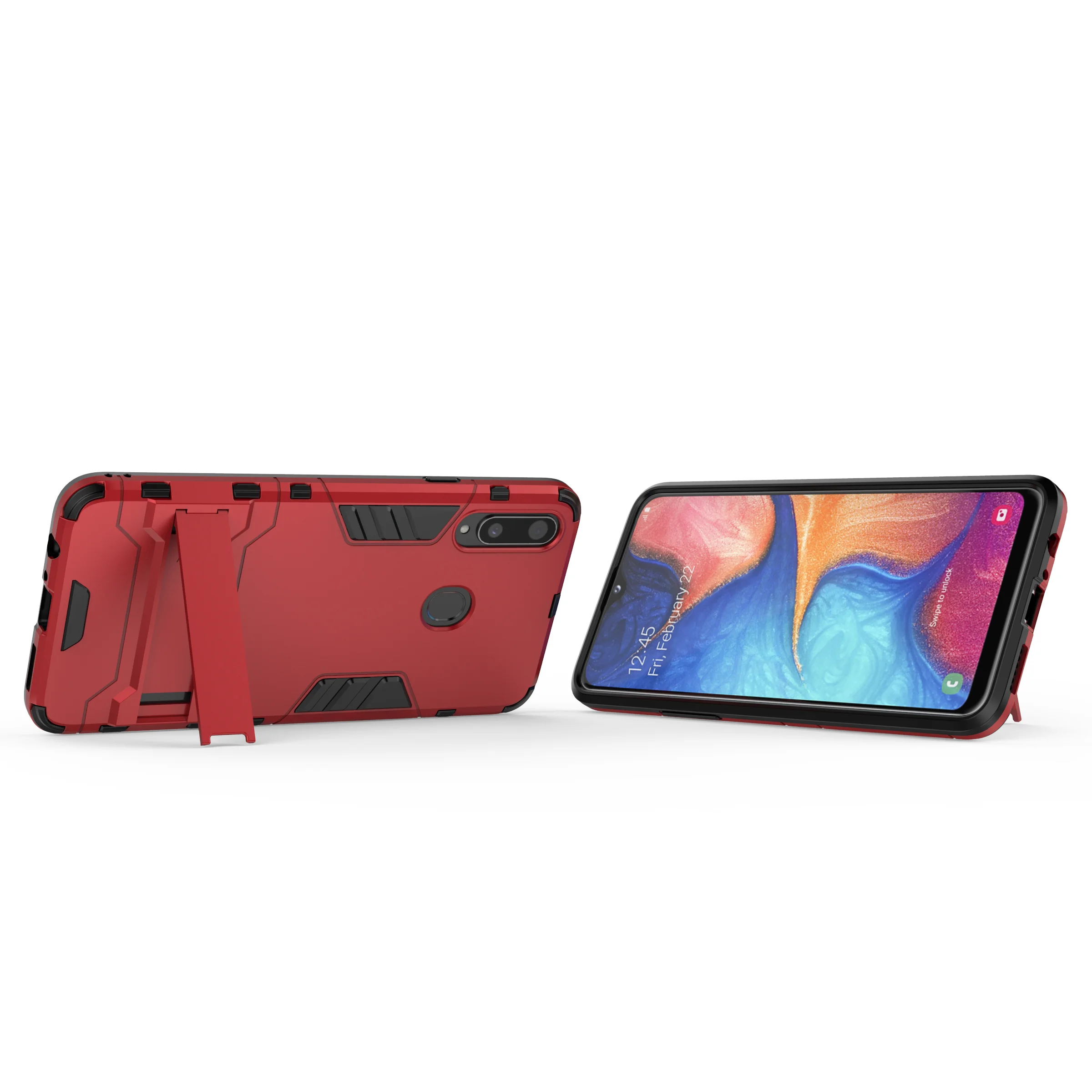 OUDINI задняя крышка Подставка Броня противоударный чехол для samsung Galaxy A20 A20E A20S M20 A2core чехол