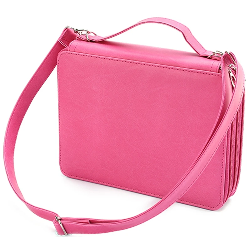 

184 Slot Portable Colored Pencil Case Holder Waterproof Large Capacity Leather Pencil Bag for Student Supplies
