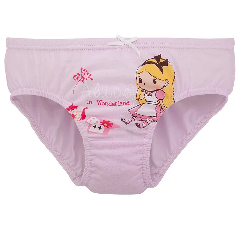 Princesa para Meninas Cuecas de Algodão Calcinha de Algodão Original Disney Shorts Meninas Roupa Interior Menina Calcinha 6 Moda 6 Mamãe e Bebê