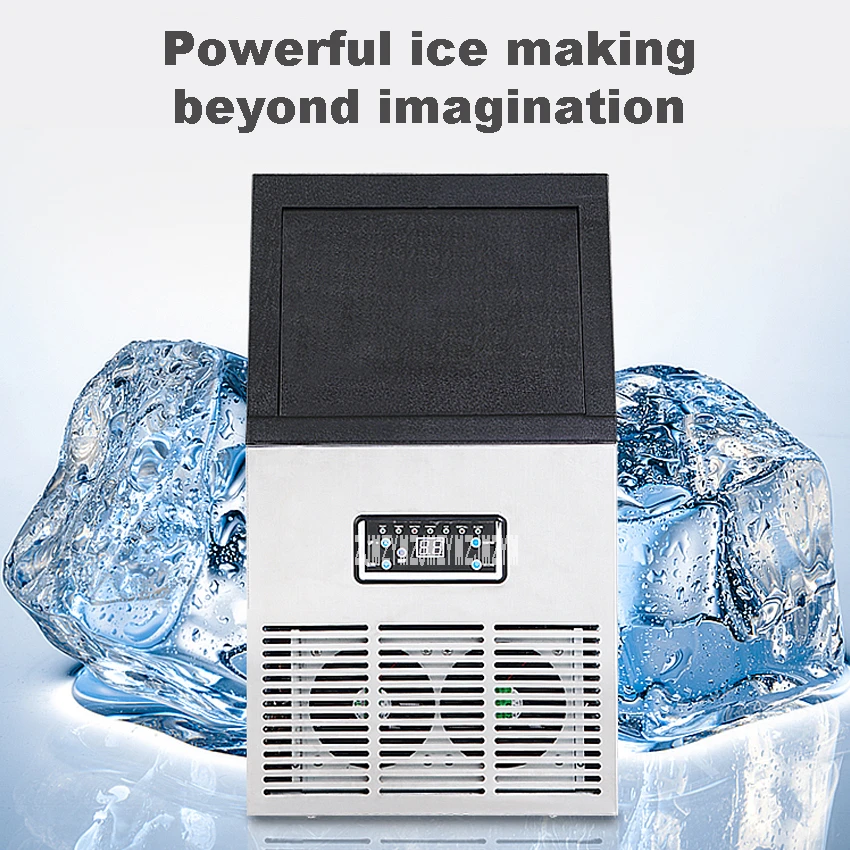 Коммерческий высокомощный бар KTV домашний автомат для льда Размер чайный магазин Машина льда 220 V/110 V 200W SK-40FF