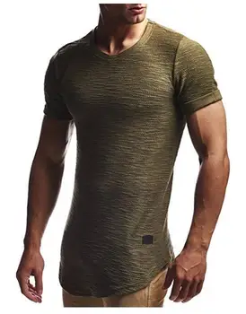 

Men's Short Sleeve T-Shirt Solid Color Men's Bottoming Shirt Summer Ice Silk Half Sleeve