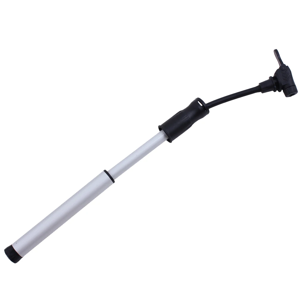 Mini Bike Pump with Frame-Mounted Clamp Fits for Universal Bicycle Bikes, Durable and Lightweight