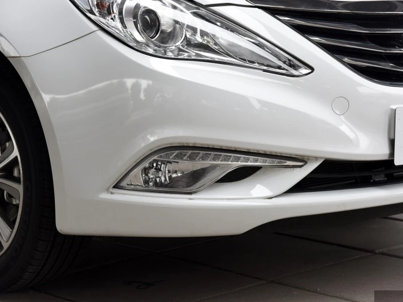 2 шт. для hyundai Sonata 2013- 6000K белый светильник Светодиодный дневной ходовой светильник DRL Автомобильная противотуманная фара