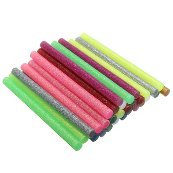 

30Pcs/set Colored Hot Melt Glue Sticks 7mm Adhesive Assorted Glitter Glue Sticks Professional For Electric Glue Gun Craft Repair