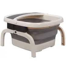 Складной Массажный ванночка для ног, пузырьковая ванночка для ног, электрический нагревательный термостат, можно получить регулируемую ванночку для ног