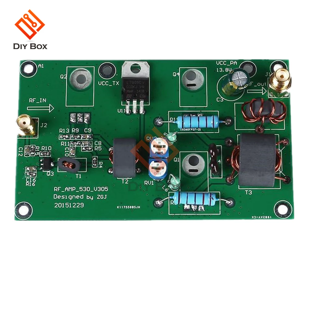 Placa amplificadora linear, 45w, ssb, kit diy,