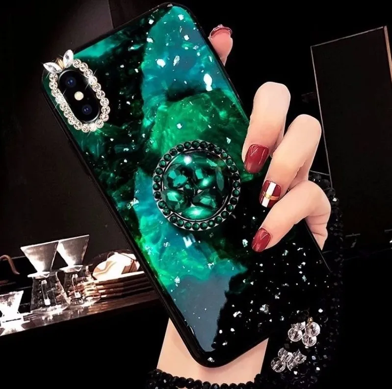 

case for iPhone 11 XR 7 8 11 Pro Max X XS Max Plus 6 6s cover full-coloured Rhinestone case