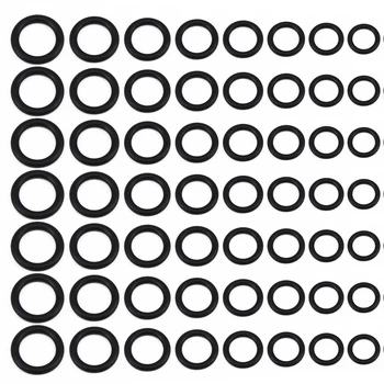 

Assortment O-Rings Washers 225pcs Black Automotive Rubber Gasket Seal Universal Replaces w/ Box Useful Part New