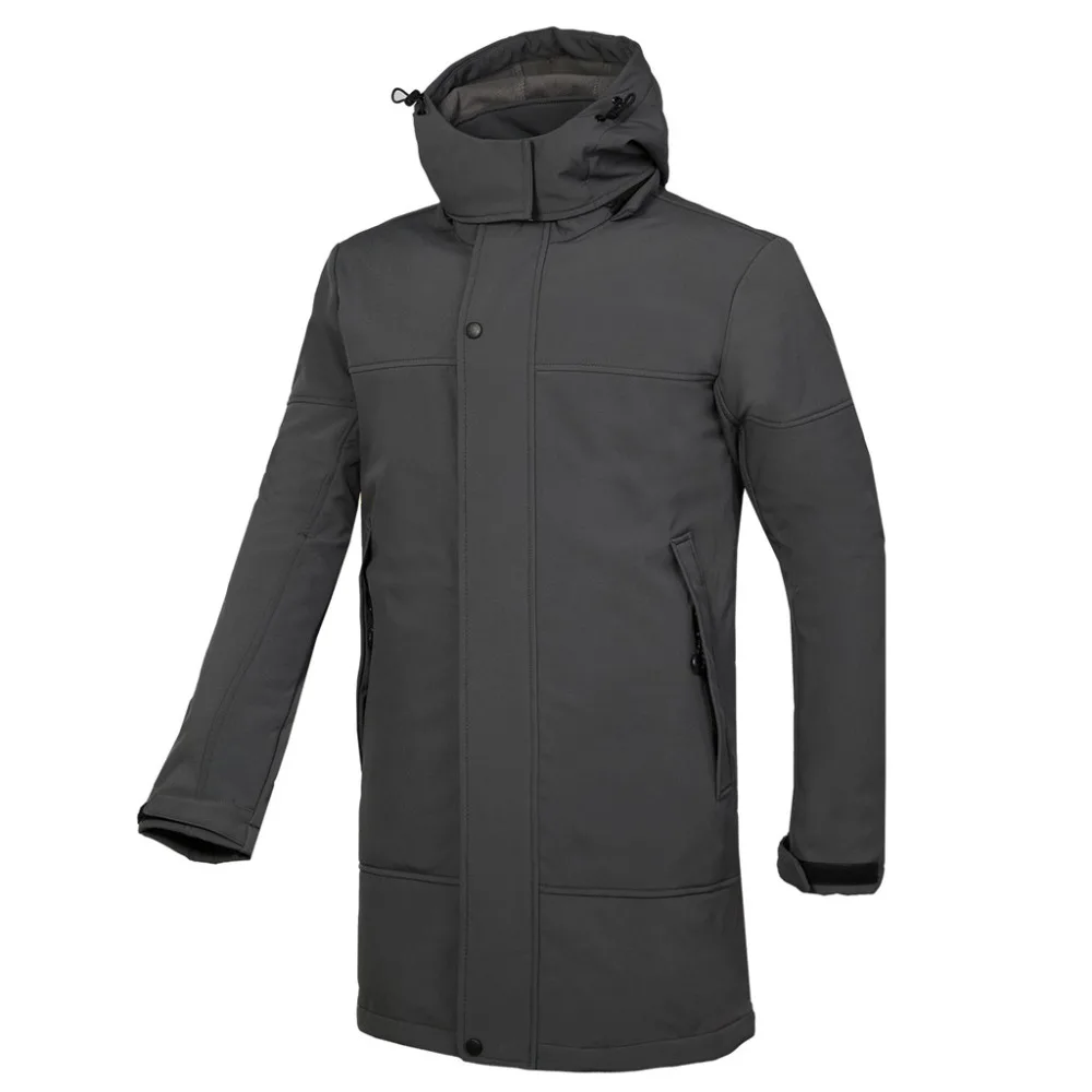 Mens Autumn Winter Casual Fashion Windbreaker Waterproof Keep-warm Sport Outdoor Camping Hiking Fishing Jacket Long Coat #4R15 (9)