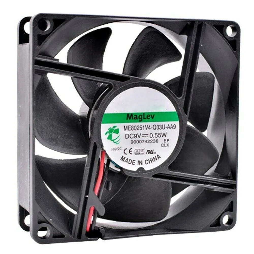Запасной ME80251V4-Q03U-AA9 9V 0 55 W охлаждающий вентилятор 8 см Магнитная подвеска запасные