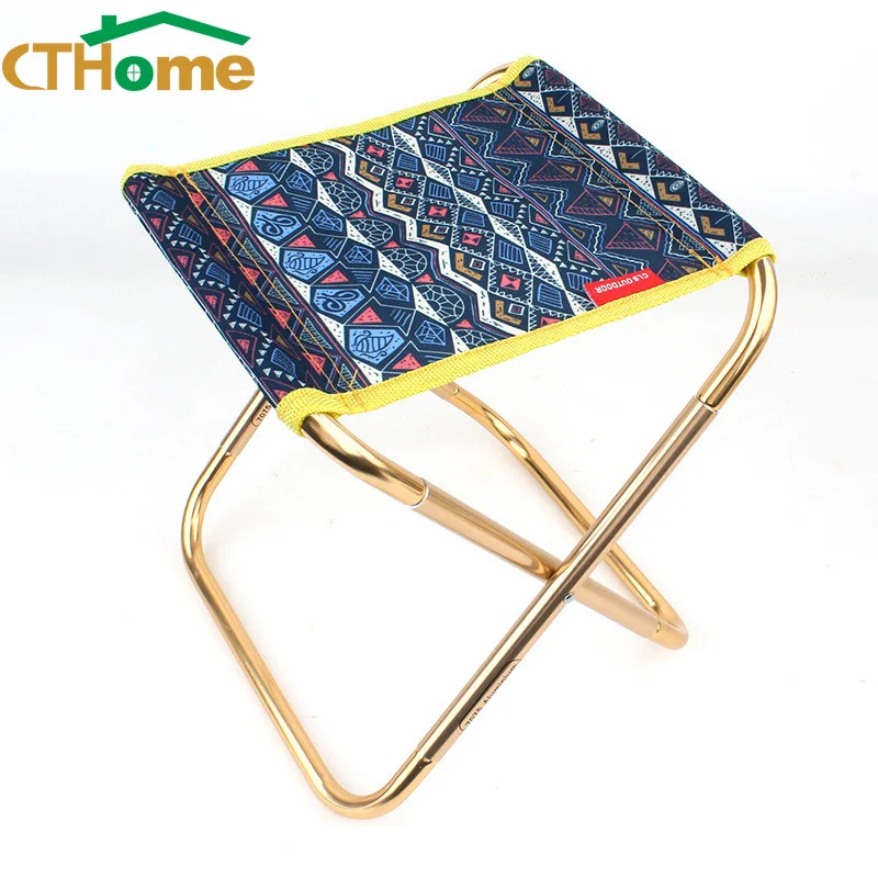 Small Folding Stool Aluminium Alloy Adult Mini Portable Barbecue Fishing Chairs Train Stool Camp Outdoor Chair Patio Furniture Small Folding Stool Aluminium Alloy Adult Mini Portable Barbecue Fishing Chairs Train Stool Camp Outdoor Chair Patio Furniture