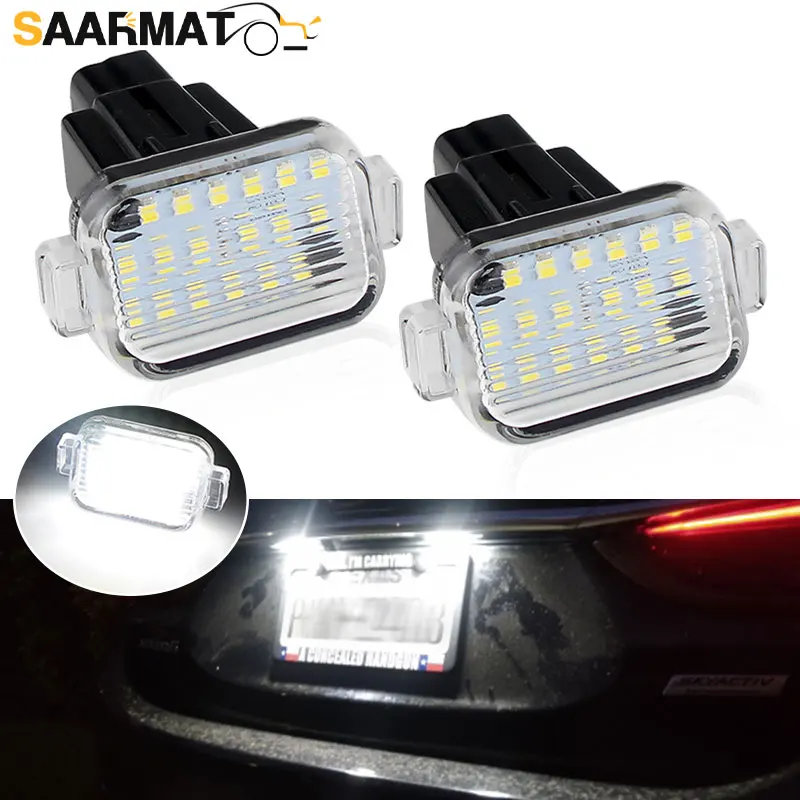 Error-Free White LED License Plate Lights For Mercedes W203 (2001-2007 C280 C350) 8 thumbnail image