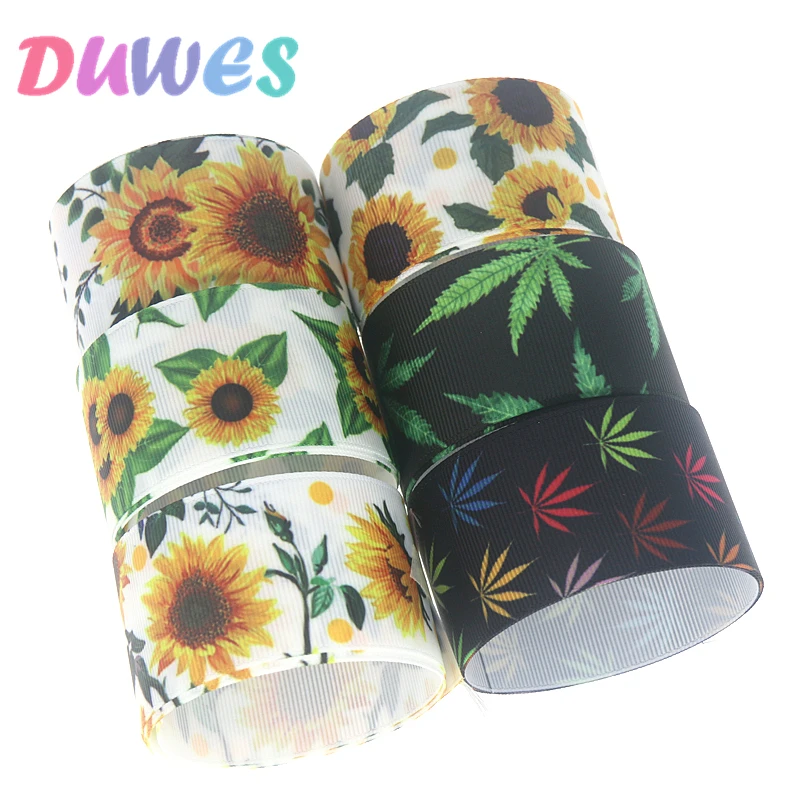 

DUWES 1,5 дюйма, 50 ярдов, с принтом в виде слона, крупнозернистый искусственный бант, украшения для головных уборов «сделай сам», оптовая продажа, 38 мм, D1193