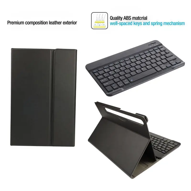 

PU Leather Case Bluetooth Keyboard For Samsung Tab S6 10.5 SM-T860 Ultra Thin Split Bluetooth Keyboard Pen-absorbing Version