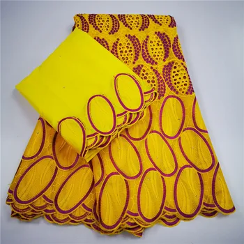 

Dubai Fabric Swiss Voile Lace Fabric African 100%Cotton Fabric Swiss Voile Lace In Switzerland 2020 High Quality Nigerian 7yards