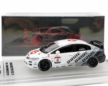 

1:64 INNO64 Honda Civic Type R FD2 #4 BRIDE MUGEN POWER CUP 2012 Diecast Model Car