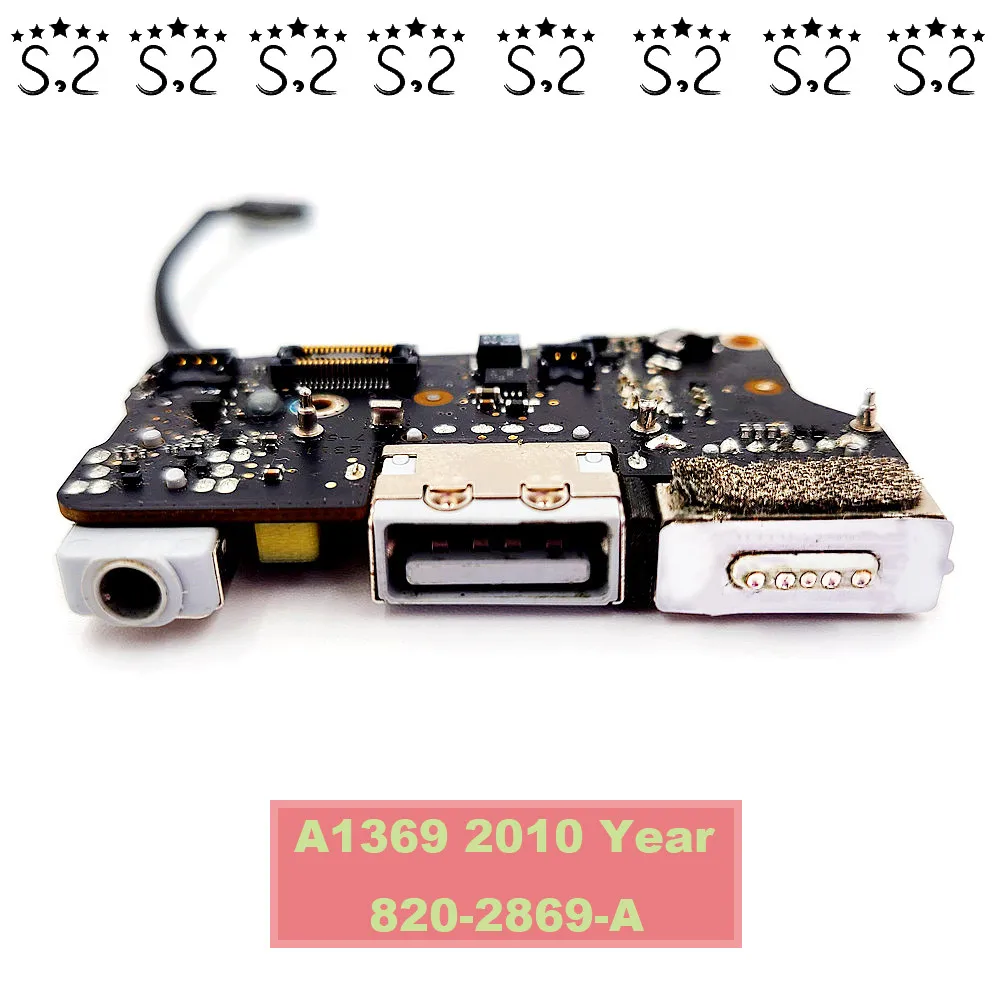 A1369 USB DC I/O Jack аудио плата питания для MacBook Air 13 &quot820-2869-A конец 2010 года | Компьютеры и