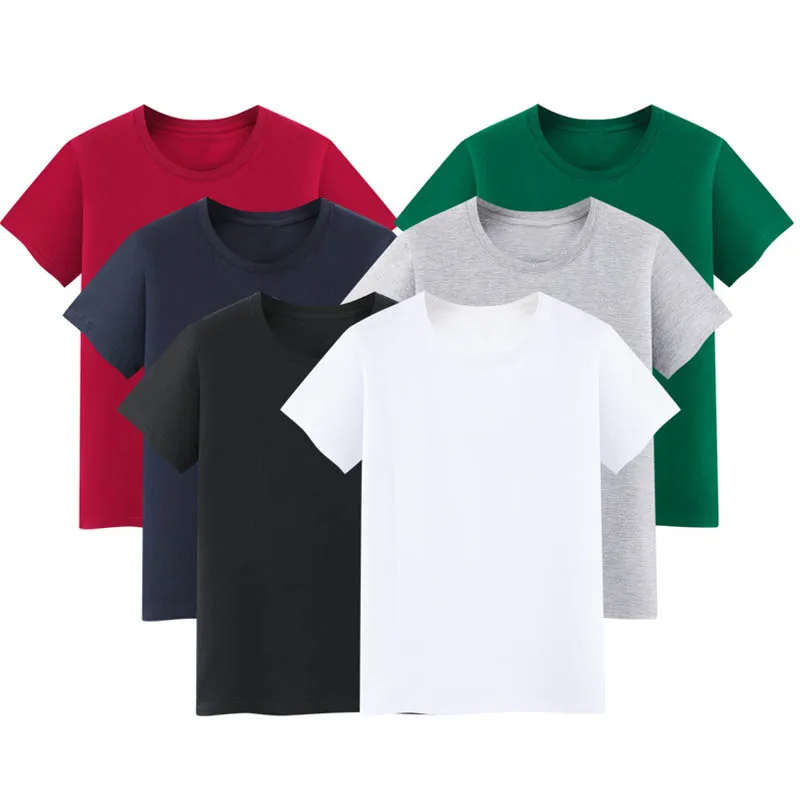 

summer men cotton t-shirts plus size bust 135cm 4XL 5XL 6XL 7XL 8XL short sleeve o-neck tees 6 colors