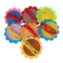 

Weave Cloth Handmade Crafts Toy DIY Kindergarten Manual Montessori Teaching Baby Educational Toys For Children Early Learning