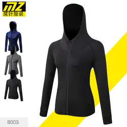 MZ Фитнес костюм пальто Женская 2019 одежда для йоги верхняя одежда с длинными рукавами Спортивная одежда толстовка одежда для бега