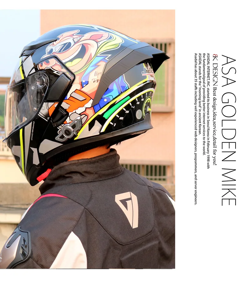 Мотоциклетный Bluetooth шлем, раскрывающий шлем, электрический мотоциклетный шлем с задним крылом на 88 часов