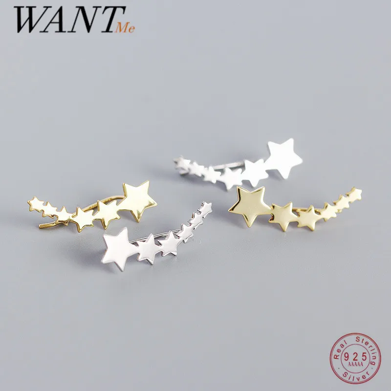 

Женские серьги-гвоздики WANTME из серебра 925 пробы в богемном стиле