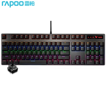 Rapoo V500PRO 104-key mechanical keyboard Black/Blue/Brown/red switch, 5 colors optional, good for office and good for games 