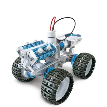 

Science Toy Robot GE-752 salt water powered engine car Model Assembly DIY Puzzle Experiment Children Gift