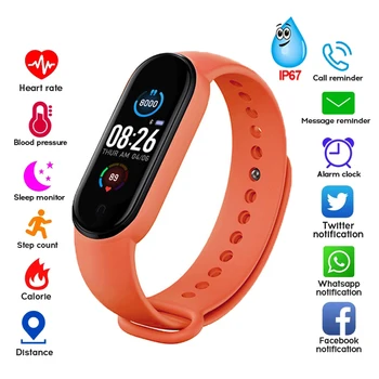 

M5 Smart Watch Band Women Android Waterproof Bluetooth Heart Rate Monitor Blood Pressure Fitness Tracker Smart Watches for Men