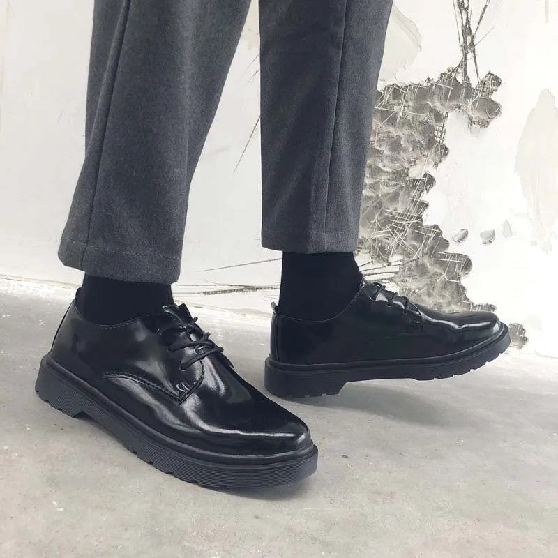 

Extra Large 48 England Extra-large 47 Widened Plus-sized Men Casual Small Leather Shoes 46 Large Size Versatile 45 Korean-style