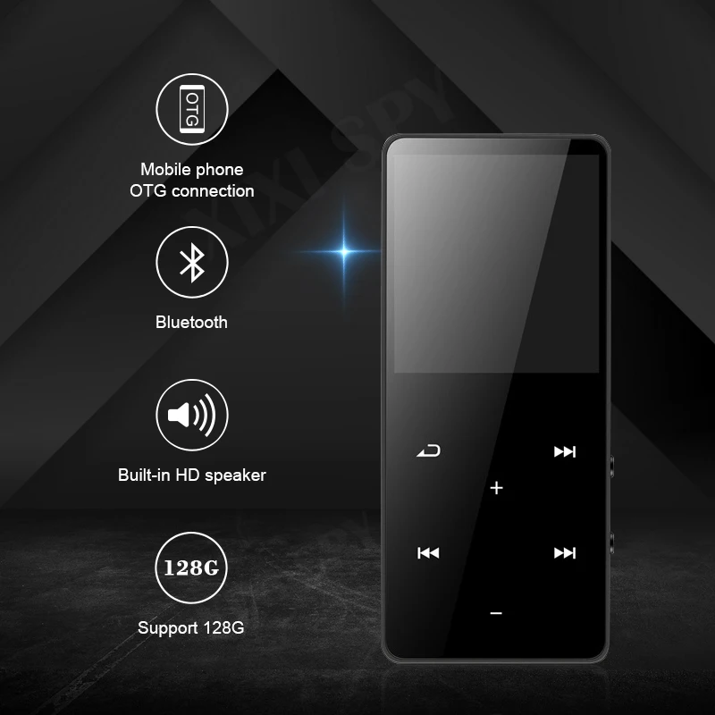 

Bluetooth mp3 player music hifi media flac voice audio player Built-in with speaker recorder