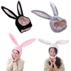 Women Men Funny Plush Bunny Ears Hood Hat Cute Rabbit Eastern Cosplay Costume Accessory Headwear Halloween Party Props ► Photo 2/6