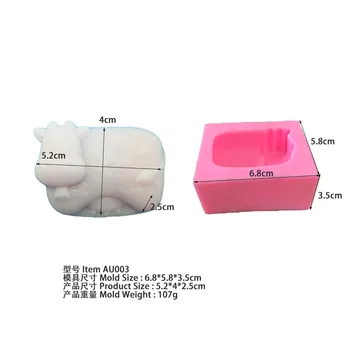 

Cow Silicone Soap Molds Baking Tools For Cakes AU003