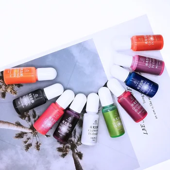 

10-color 10ml Luminous Epoxy Luminous Color Set DIY Silicone Mold Coloring Pigment Tool Liquid Coloring Dye Pigment Epoxy H99F