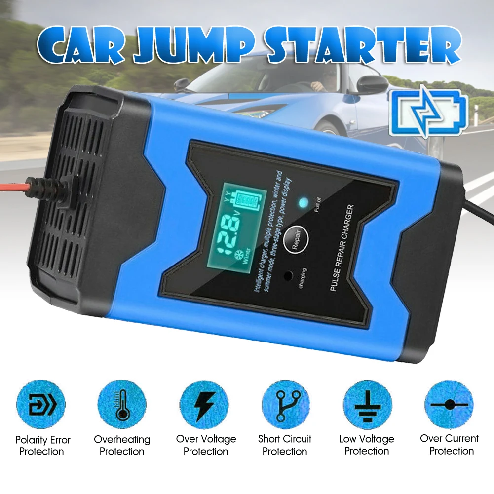 New 12v Car Jump Starter Booster Jumper Box Power Bank Auto Battery