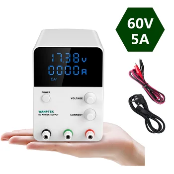 

60V 5A 4-Digits Lab Switching Power-Supply Adjustable DC Bench Source Digital 220V 110V Voltage And Current Regulator