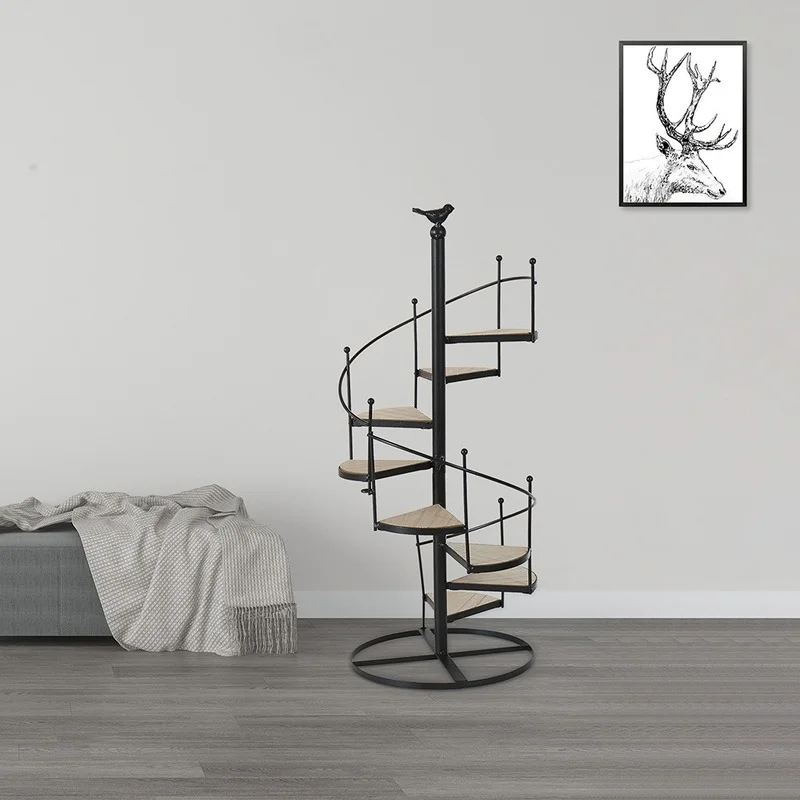 植物のためのモダンな装飾的な吊り下げ棚,多肉植物の棚,8層,階段,庭,木