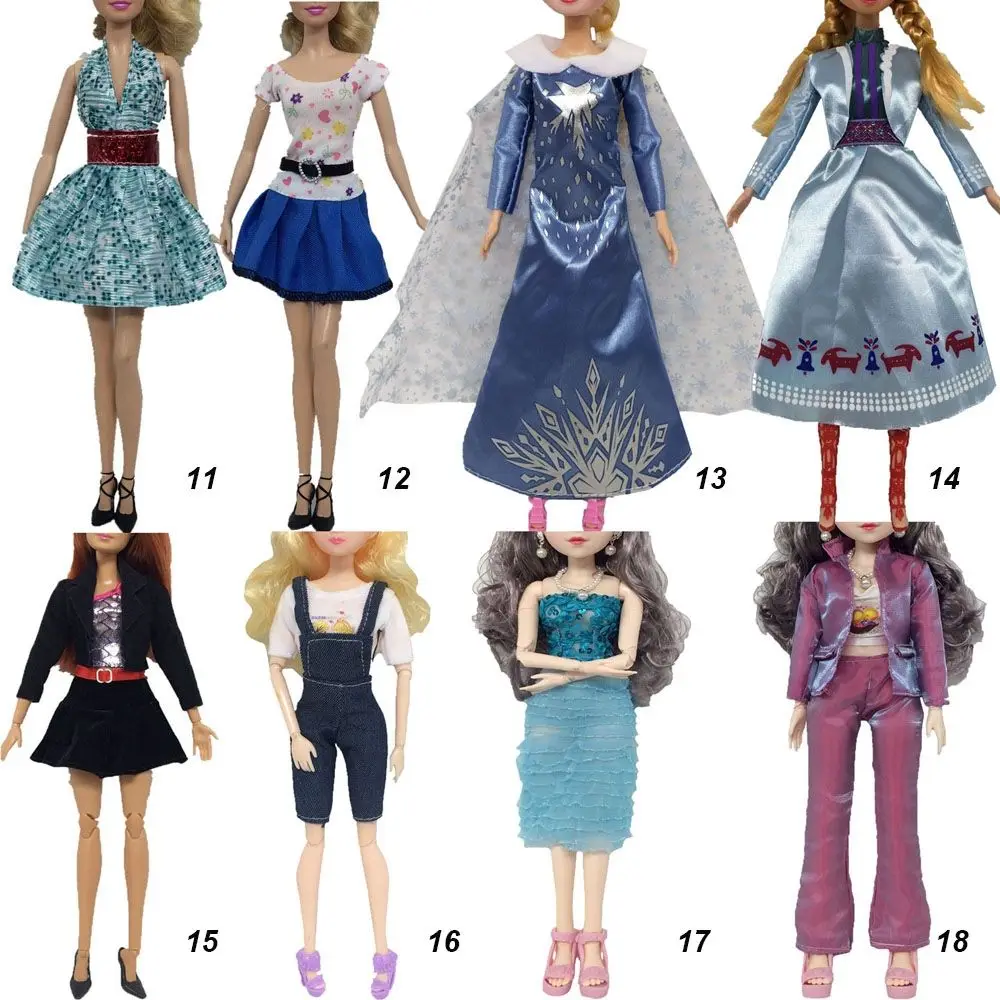 1Set Newest Doll Dress Casual Clothes Doll Fashion Wear Handmade Girl Wearing For 30cm Accessories DIY Girl Gift Toys doll accessories,doll clothes,doll clothes accessories,barbie doll clothes