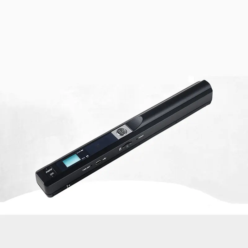 Scanner Non renseigné Scanner portable portable de documents avec écran  led, capteur d'image de contact a4, prise en charge 900dpi / 600dpi /  300dpi / pdf / jpg / tf (noir