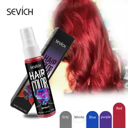 Sevich новый стиль волос цветной спрей одноразовый цвет волос Мгновенный салон по уходу за волосами продукция для укладки для мужчин и женщин